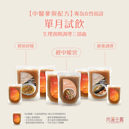 【中醫參與配方】生理週期調理三部曲 | 專為女性而設